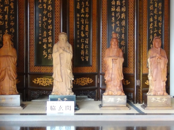 Confucius statues
